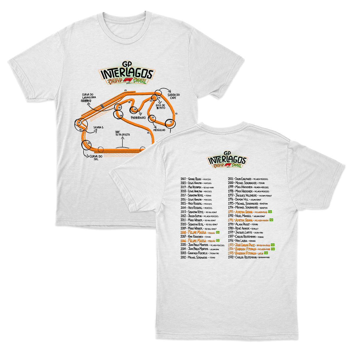 Camiseta GP Interlagos