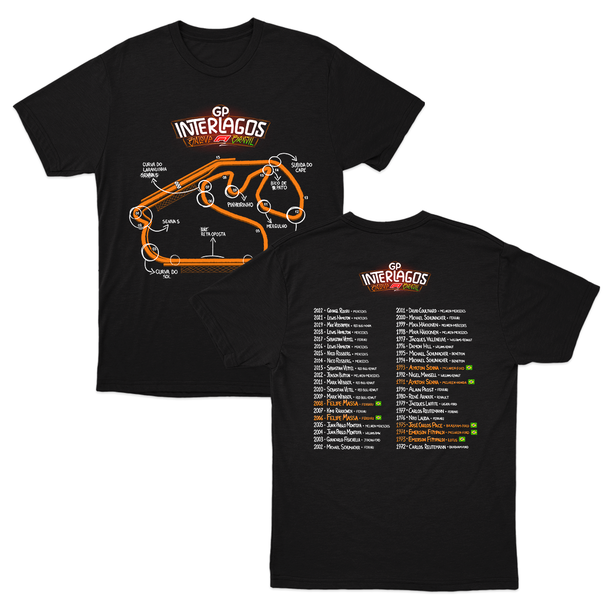 Camiseta GP Interlagos