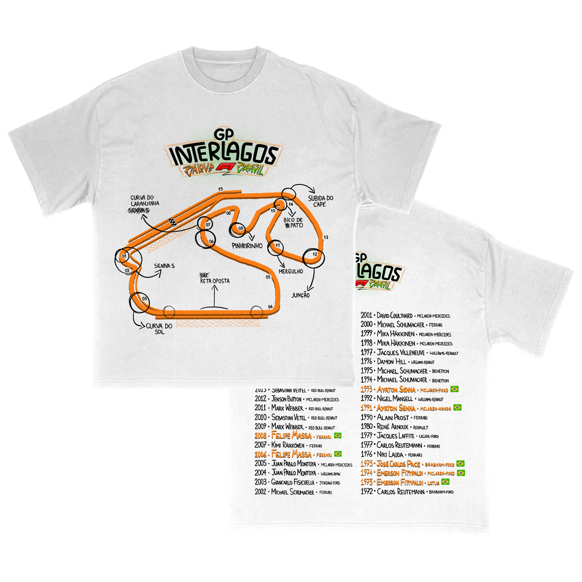 Camiseta GP Interlagos