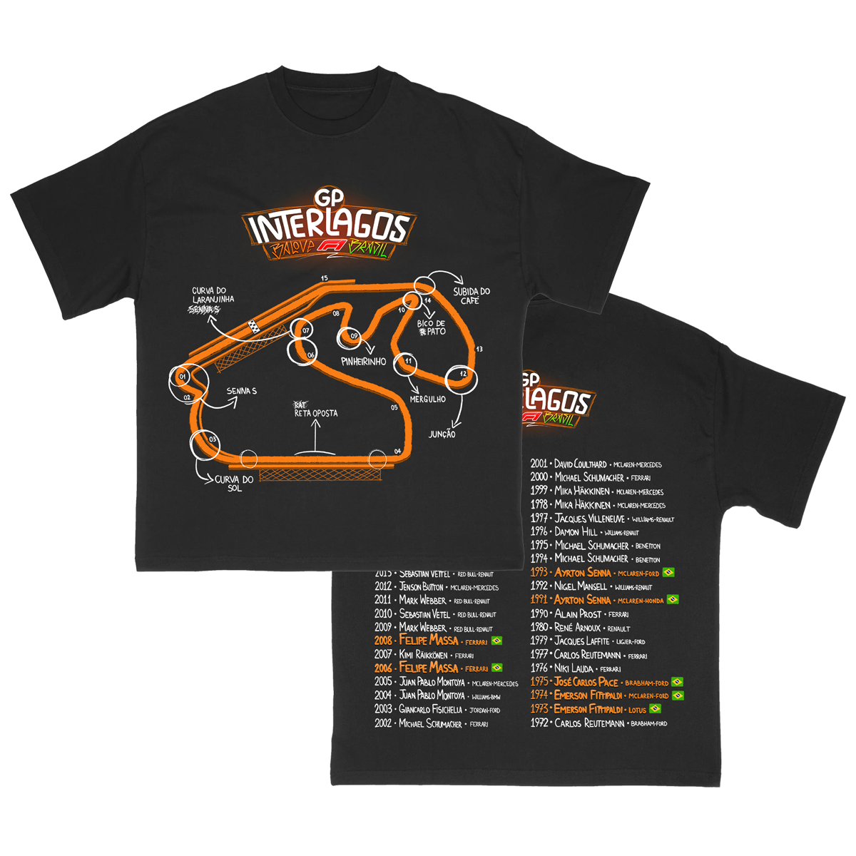 Camiseta GP Interlagos