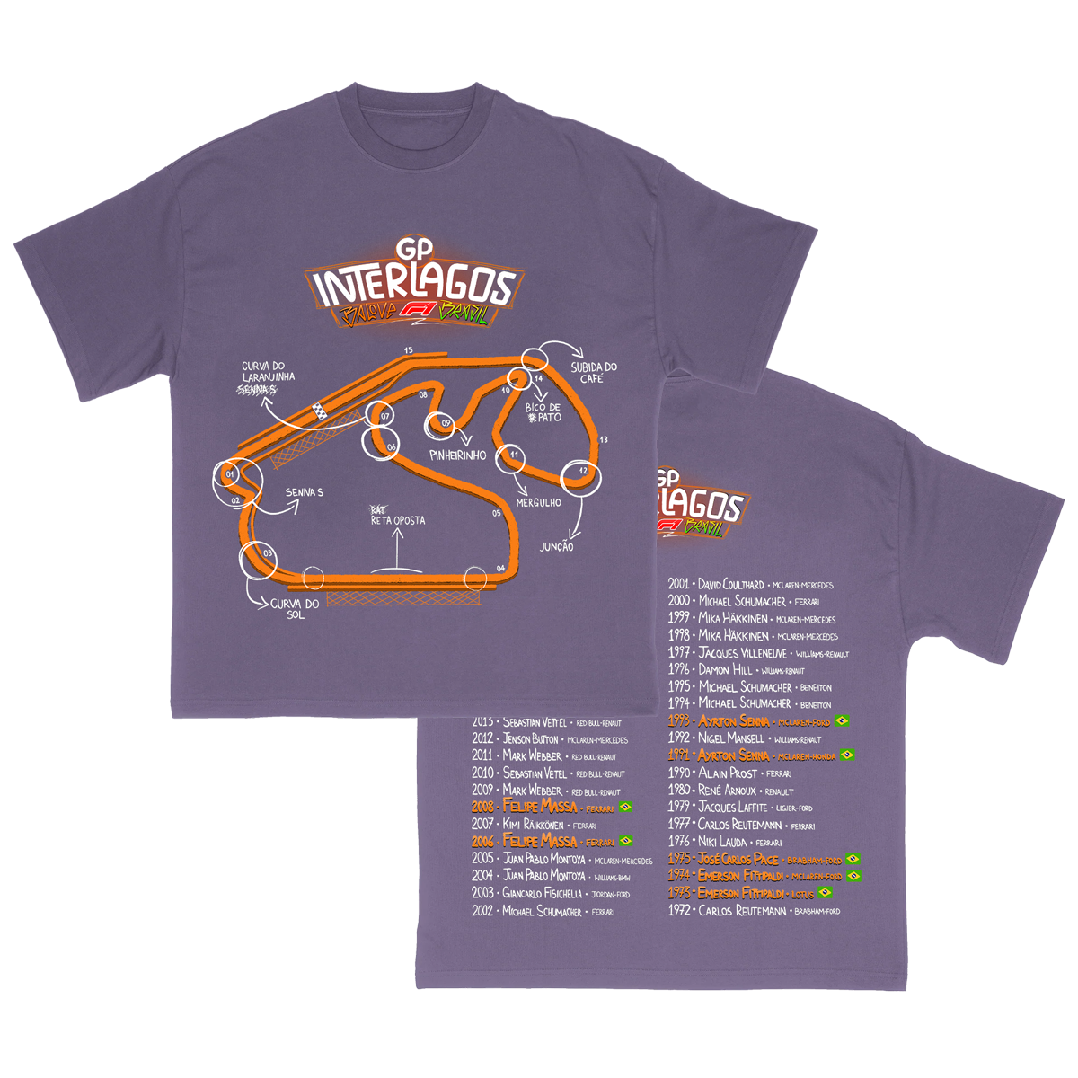 Camiseta GP Interlagos