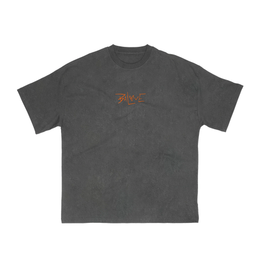 Camiseta Básica Street Logo Laranja