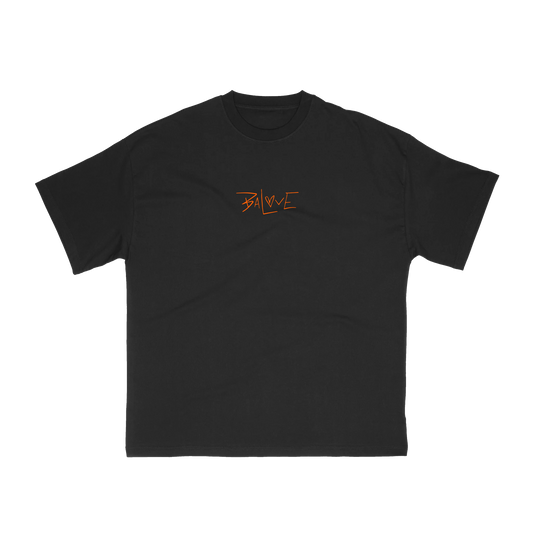 Camiseta Básica Street Logo Laranja