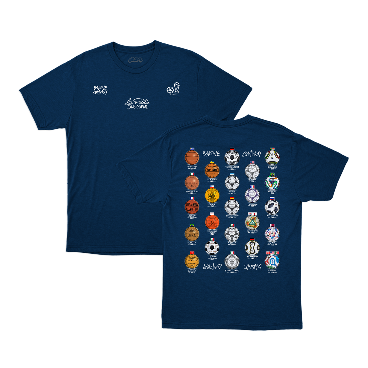 Camiseta Las Pelotas das Copas