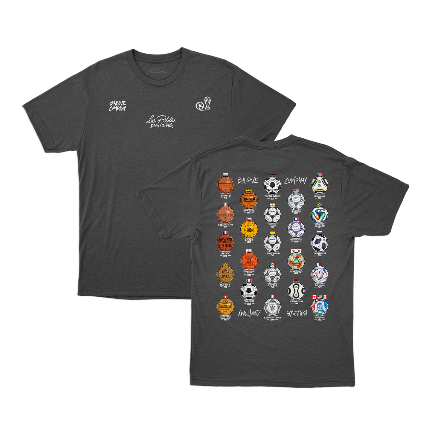 Camiseta Las Pelotas das Copas