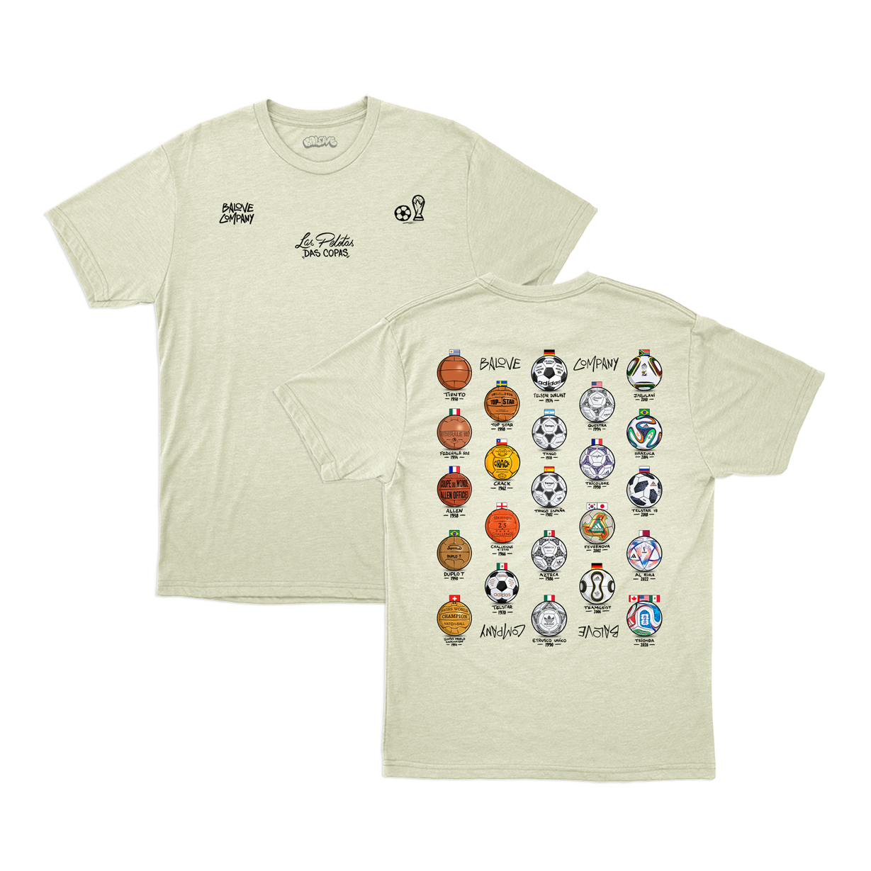 Camiseta Las Pelotas das Copas