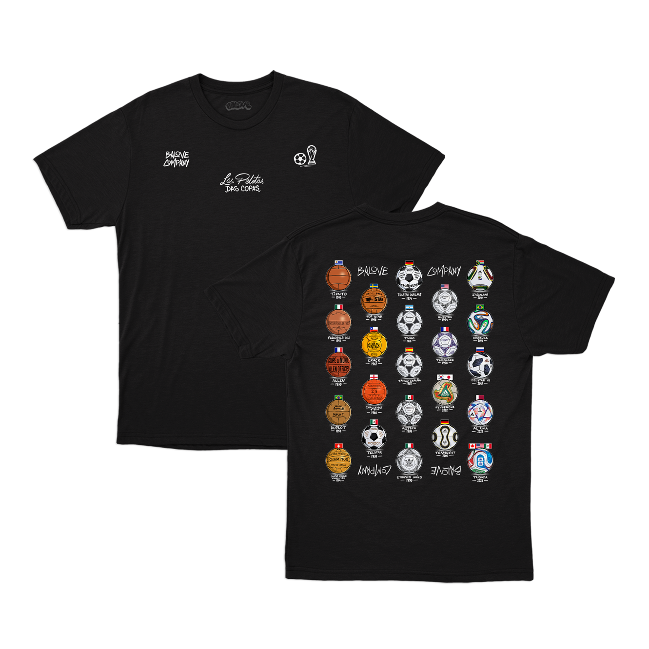 Camiseta Las Pelotas das Copas