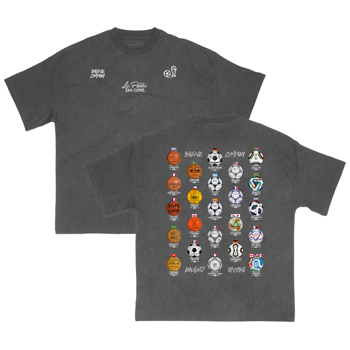 Camiseta Las Pelotas das Copas